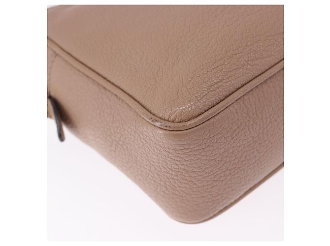 Miu Miu Shoulder Bag Leather Beige Gold - vista 16
