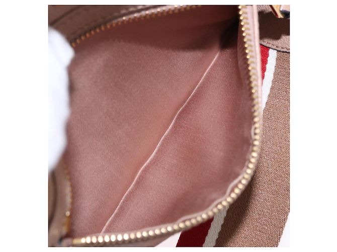 Miu Miu Shoulder Bag Leather Beige Gold - vista 25