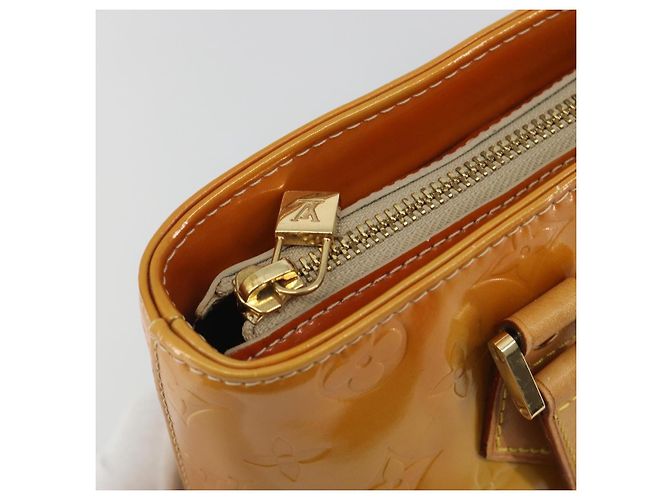 LOUIS VUITTON Monogram Vernis Houston Hand Bag Beige M91004 LV - vista 18