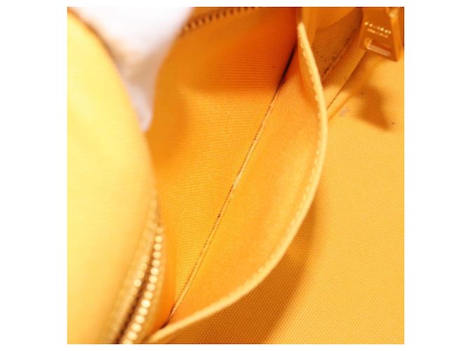 PRADA Canapa M Hand Bag Canvas Yellow Gold - vista 23