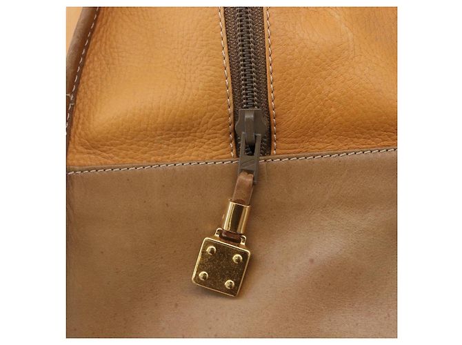 LOEWE Amazona 40 Hand Bag Leather Brown Gold - vista 17