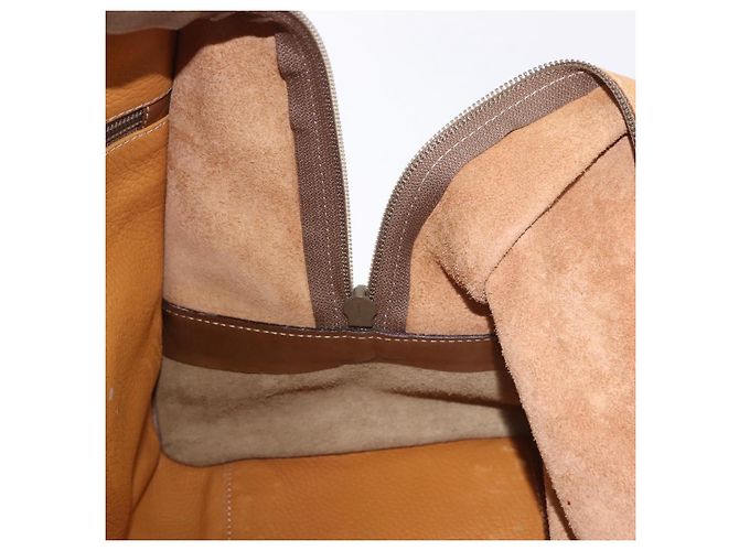 LOEWE Amazona 40 Hand Bag Leather Brown Gold - vista 19