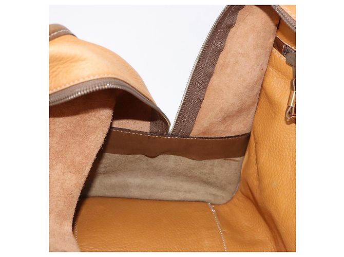 LOEWE Amazona 40 Hand Bag Leather Brown Gold - vista 20