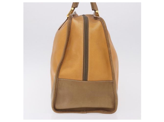LOEWE Amazona 40 Hand Bag Leather Brown Gold - vista 4