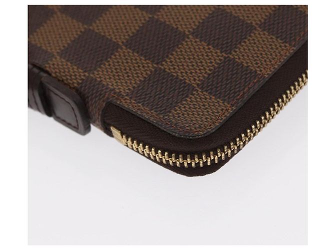 LOUIS VUITTON Damier Ebene Zippy Organizer Long Wallet N60003 LV - vista 14