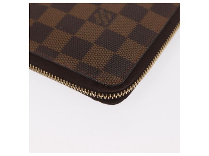 LOUIS VUITTON Damier Ebene Zippy Organizer Long Wallet N60003 LV - vista 16