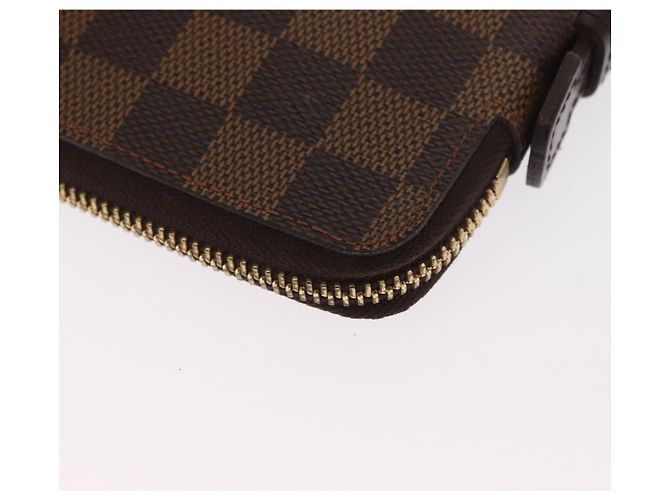 LOUIS VUITTON Damier Ebene Zippy Organizer Long Wallet N60003 LV - vista 17