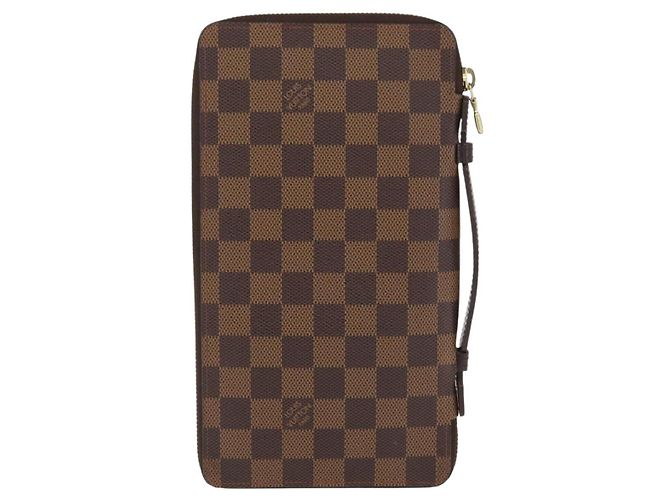 LOUIS VUITTON Damier Ebene Zippy Organizer Long Wallet N60003 LV - vista 2