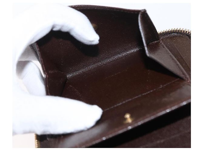 LOUIS VUITTON Damier Ebene Zippy Organizer Long Wallet N60003 LV - vista 21