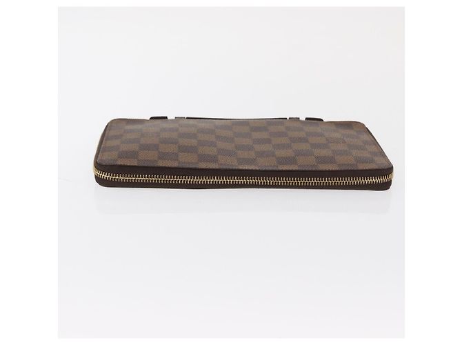 LOUIS VUITTON Damier Ebene Zippy Organizer Long Wallet N60003 LV - vista 3