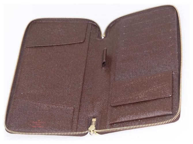 LOUIS VUITTON Damier Ebene Zippy Organizer Long Wallet N60003 LV - vista 9
