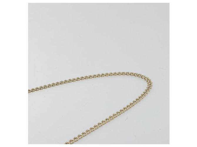 CHANEL Chain Shoulder Bag Lamb Skin Gold CC - vista 8