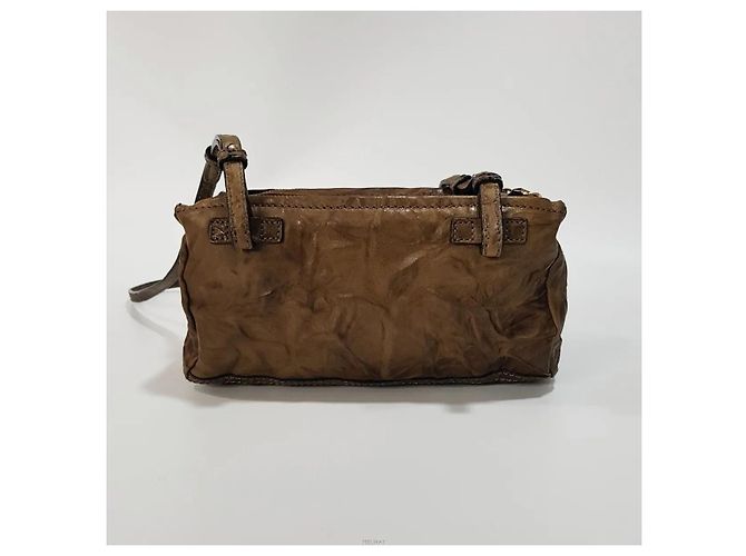 Givenchy Borsa a tracolla Pandora Mini Wrinkled Marrone - vista 5