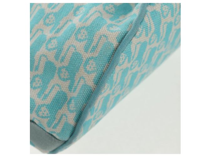 Hermès HERMES Animo Pixel GM Hand Bag Canvas Light Blue Silver - vista 15