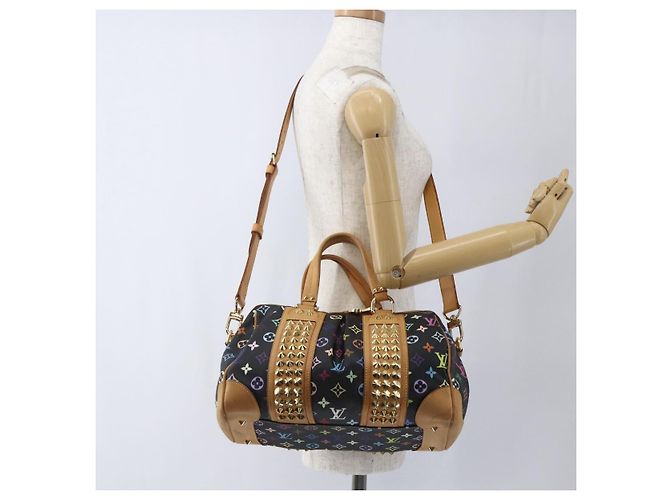 LOUIS VUITTON Monogram Multicolor Courtney MM Bag 2way Black M45642 - vista 24