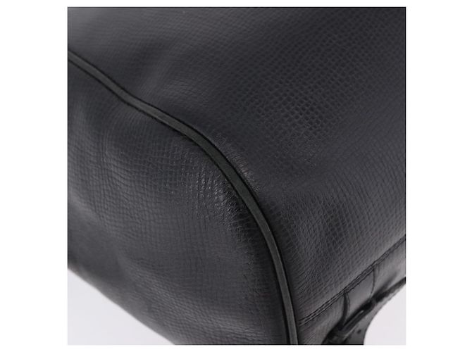 Christian Dior Backpack Leather Black Gold Tone - vista 14
