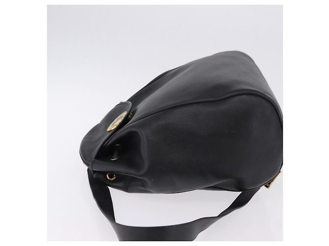 Christian Dior Backpack Leather Black Gold Tone - vista 4