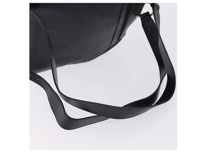 Christian Dior Backpack Leather Black Gold Tone - vista 7