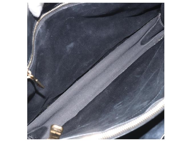 Miu Miu Matelasse Hand Bag Leather Black Gold - vista 10