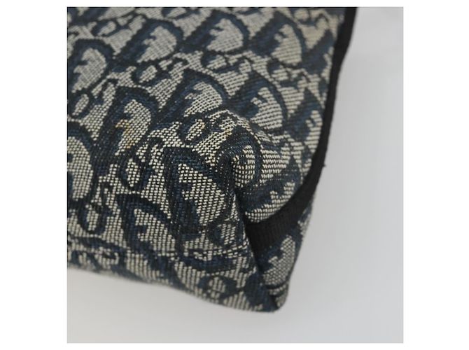 Christian Dior Trotter Canvas Shoulder Bag Navy Silver - vista 14