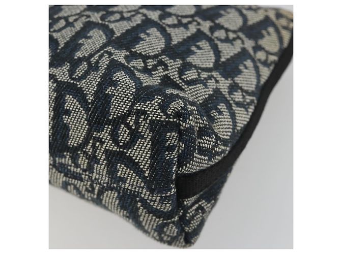 Christian Dior Trotter Canvas Shoulder Bag Navy Silver - vista 16