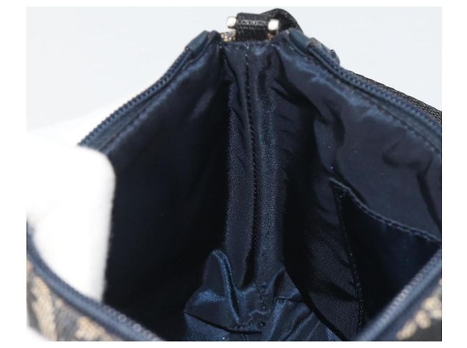 Christian Dior Trotter Canvas Shoulder Bag Navy Silver - vista 21