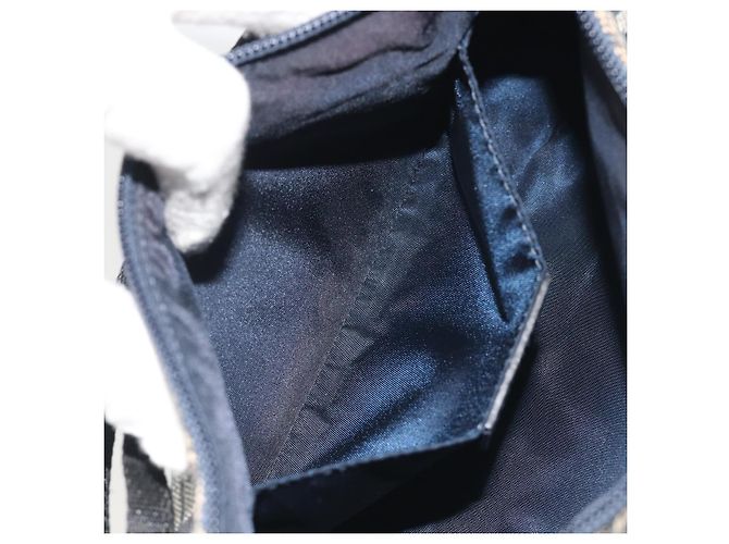 Christian Dior Trotter Canvas Shoulder Bag Navy Silver - vista 22