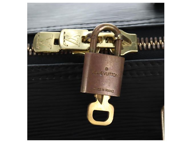 LOUIS VUITTON Epi Keepall 45 Boston Bag Black M42972 LV - vista 10
