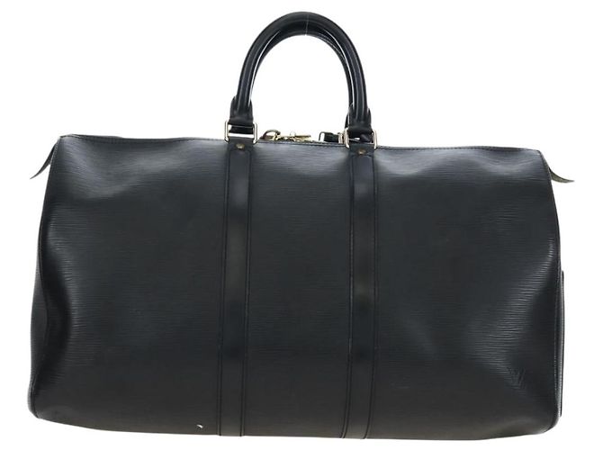 LOUIS VUITTON Epi Keepall 45 Boston Bag Black M42972 LV - vista 2