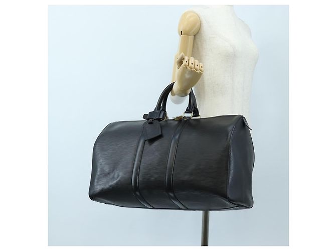 LOUIS VUITTON Epi Keepall 45 Boston Bag Black M42972 LV - vista 21