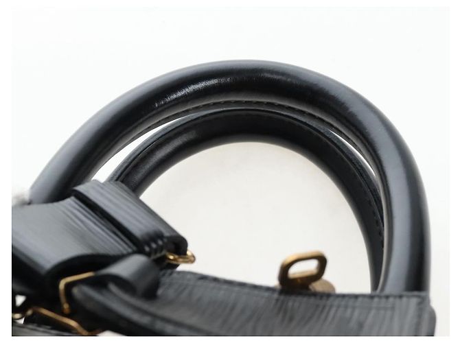 LOUIS VUITTON Epi Keepall 45 Boston Bag Black M42972 LV - vista 8