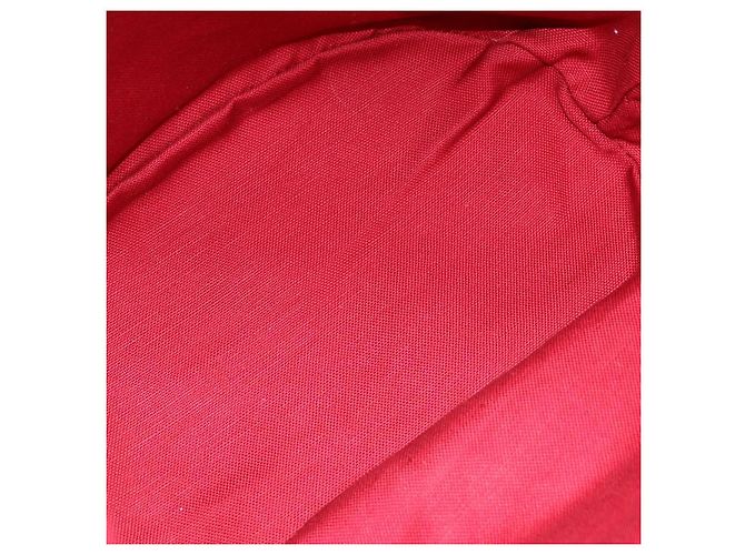 GUCCI Bolsa de ombro em couro vermelho prata 598086 - vista 10