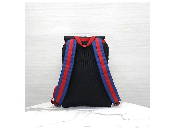 Gucci Techno Canvas Tiger Head Backpack Black - view 3