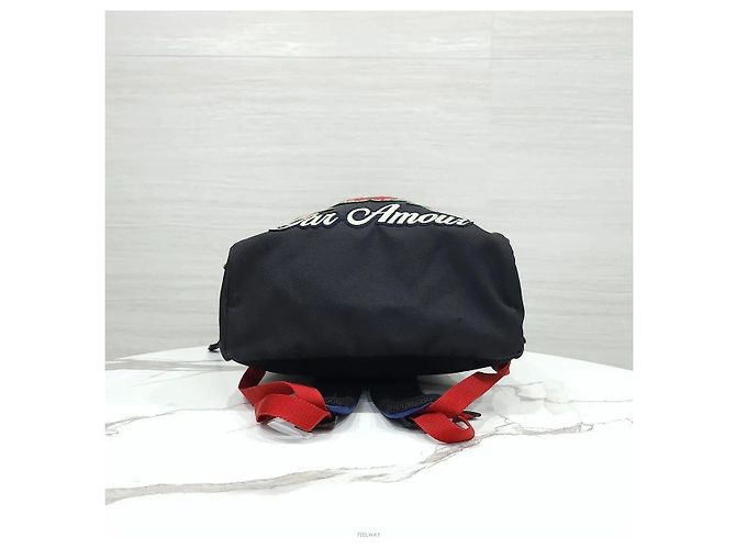 Gucci Techno Canvas Tiger Head Backpack Black - view 8
