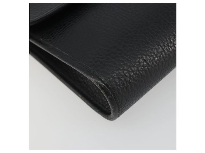 Christian Dior Shoulder Bag Leather Black Gold - vista 14