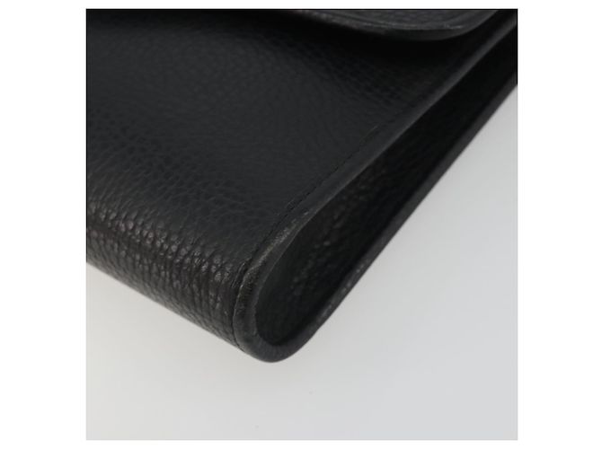 Christian Dior Shoulder Bag Leather Black Gold - vista 9
