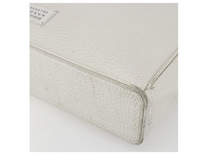 Maison Martin Margiela Maison Margiela 5AC Hand Bag Leather 2way White Silver - vista 15