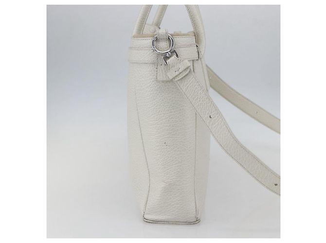 Maison Martin Margiela Maison Margiela 5AC Hand Bag Leather 2way White Silver - vista 3