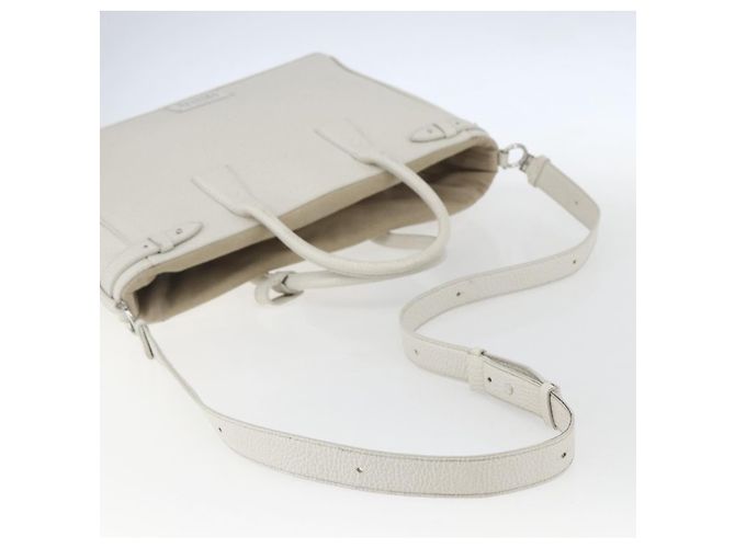 Maison Martin Margiela Maison Margiela 5AC Hand Bag Leather 2way White Silver - vista 8