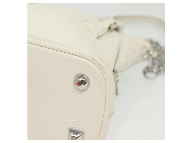 Maison Martin Margiela Maison Margiela 5AC Mini Hand Bag Leather 2way White Silver - vista 16