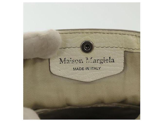 Maison Martin Margiela Maison Margiela 5AC Mini Hand Bag Leather 2way White Silver - vista 21