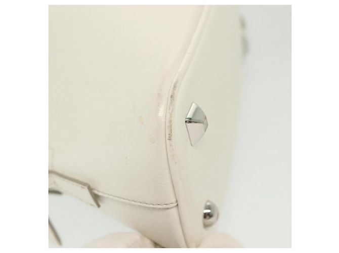 Maison Martin Margiela Maison Margiela 5AC Mini Hand Bag Leather 2way White Silver - vista 9