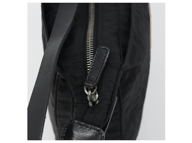FENDI Zucca Canvas Shoulder Bag Black - vista 10