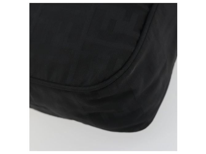 FENDI Zucca Canvas Shoulder Bag Black - vista 16