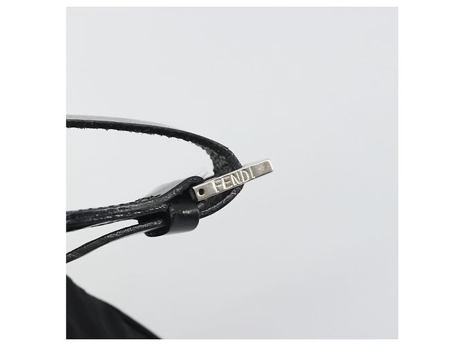 FENDI Zucca Canvas Shoulder Bag Black - vista 17
