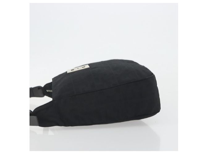 FENDI Zucca Canvas Shoulder Bag Black - vista 4