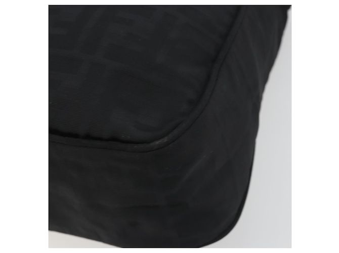 FENDI Zucca Canvas Shoulder Bag Black - vista 9