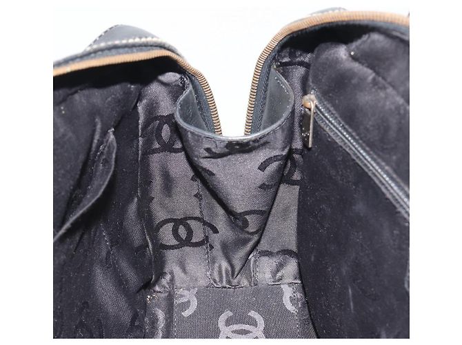 CHANEL Wild Stitch Hand Bag Leather Black CC - vista 20