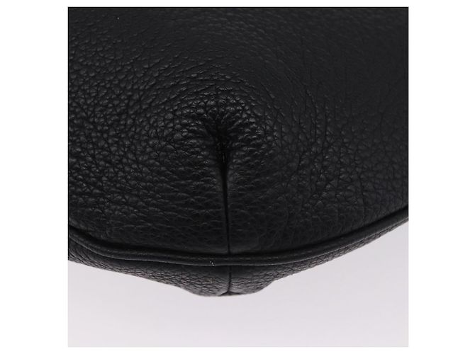 GUCCI Shoulder Bag Leather Black Gold Tone 523588 - vista 13