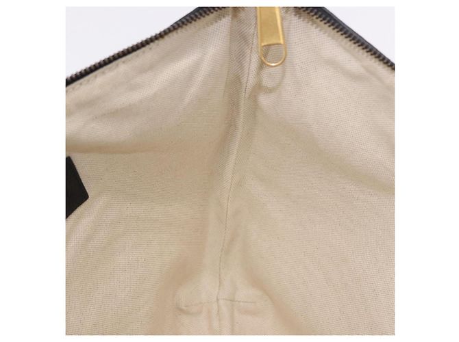 GUCCI Shoulder Bag Leather Black Gold Tone 523588 - vista 17